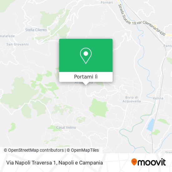 Mappa Via Napoli Traversa 1