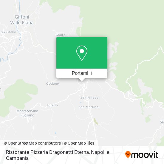 Mappa Ristorante Pizzeria Dragonetti Eterna