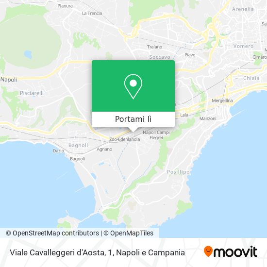 Mappa Viale Cavalleggeri d'Aosta, 1