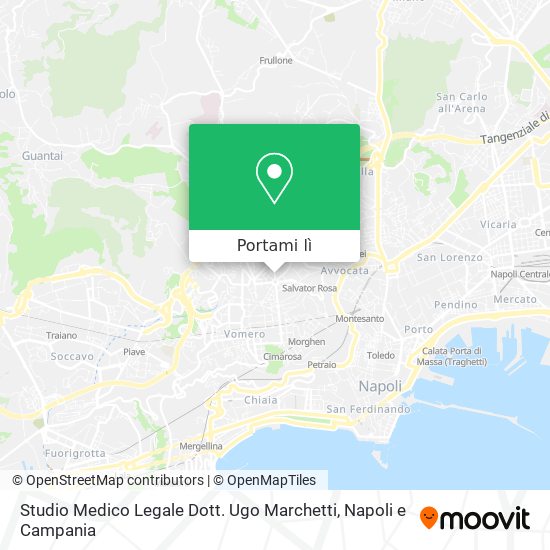Mappa Studio Medico Legale Dott. Ugo Marchetti