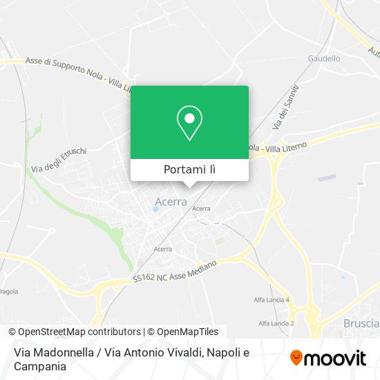 Mappa Via Madonnella / Via Antonio Vivaldi