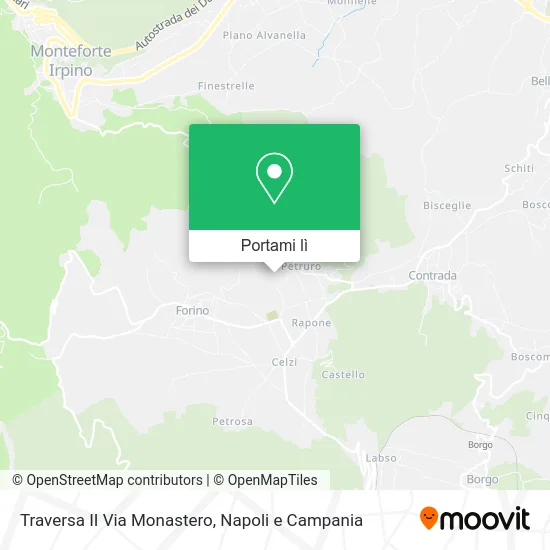 Mappa Traversa II Via Monastero