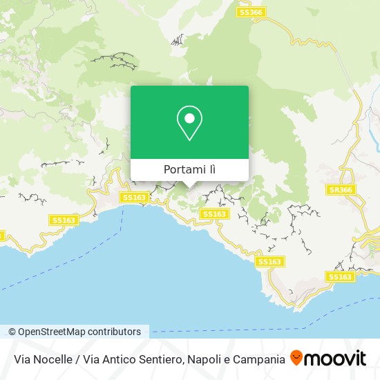 Mappa Via Nocelle / Via Antico Sentiero