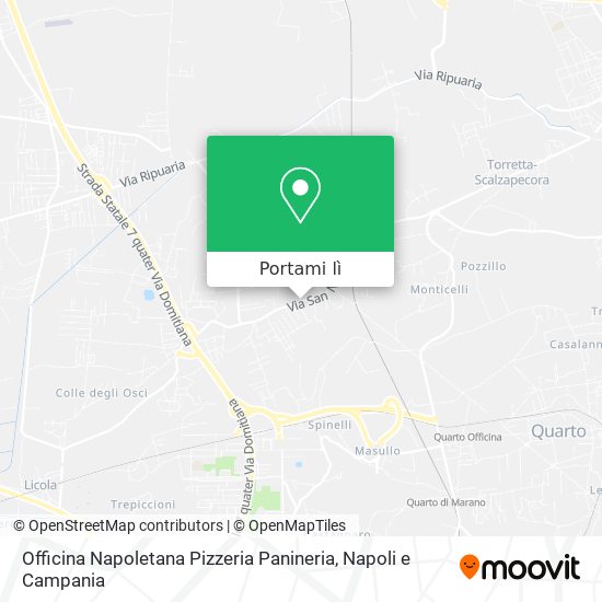Mappa Officina Napoletana Pizzeria Panineria