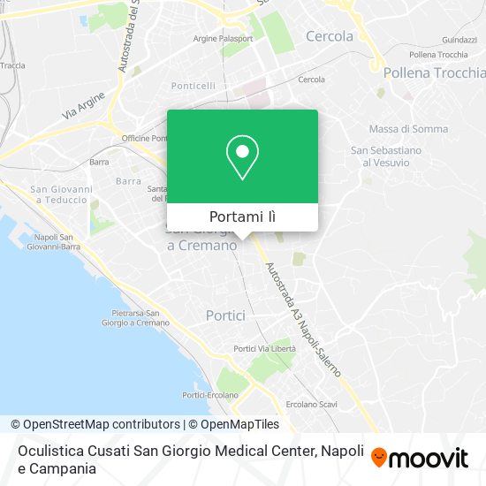 Mappa Oculistica Cusati San Giorgio Medical Center