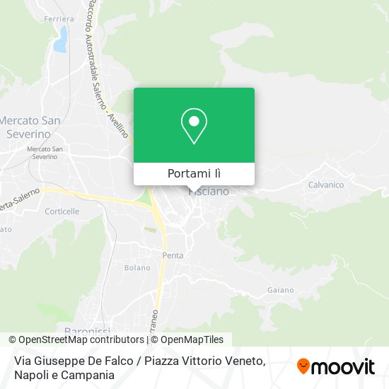 Mappa Via Giuseppe De Falco / Piazza Vittorio Veneto
