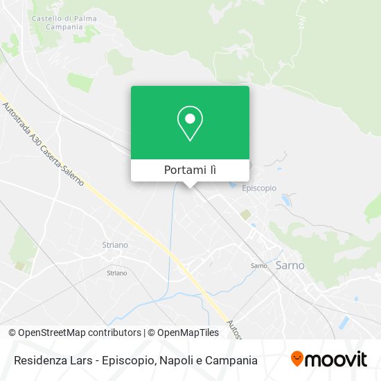 Mappa Residenza Lars - Episcopio