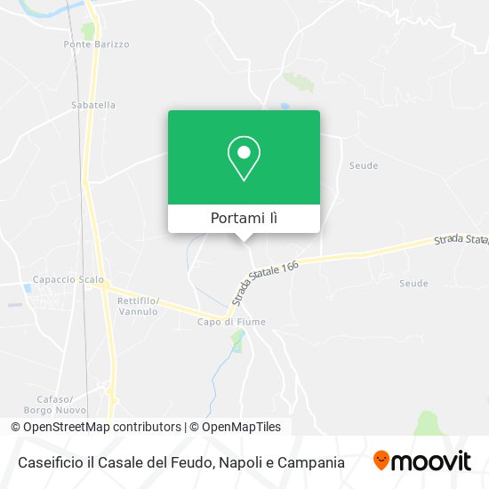 Mappa Caseificio il Casale del Feudo