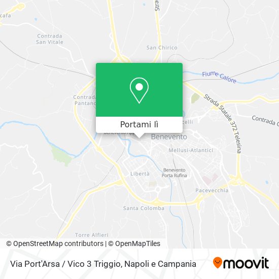 Mappa Via Port'Arsa / Vico 3 Triggio
