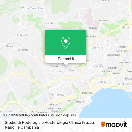 Mappa Studio di Podologia e Posturologia Clinica Frezza