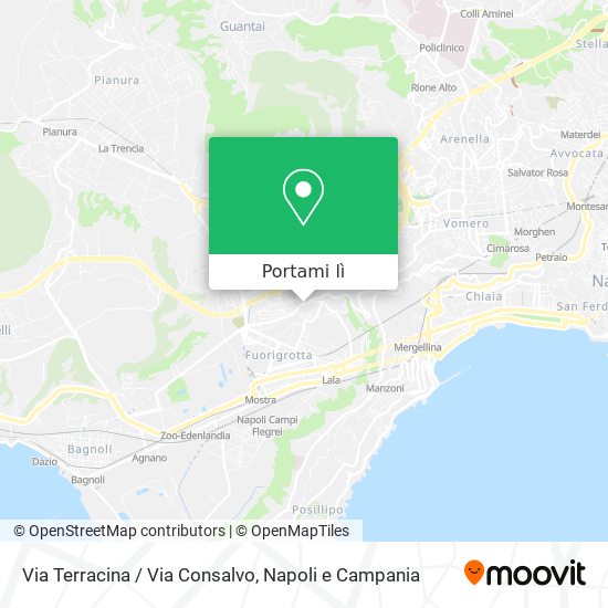 Mappa Via Terracina / Via Consalvo