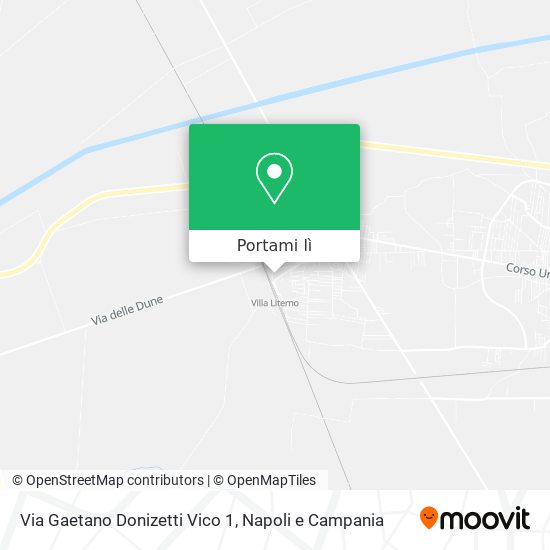 Mappa Via Gaetano Donizetti Vico 1