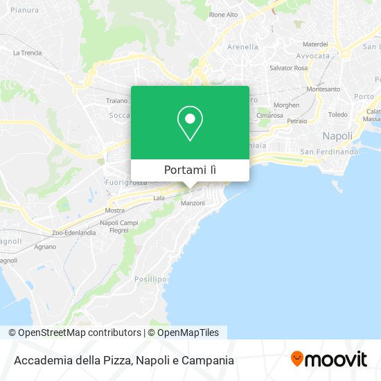 Mappa Accademia della Pizza