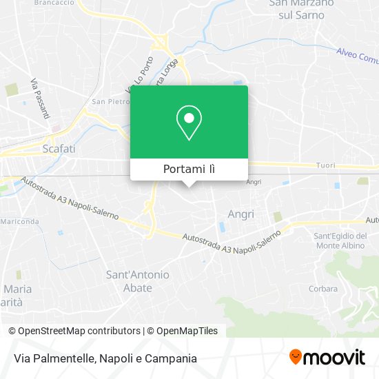 Mappa Via Palmentelle
