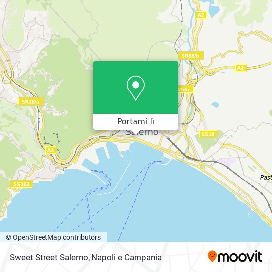 Mappa Sweet Street Salerno