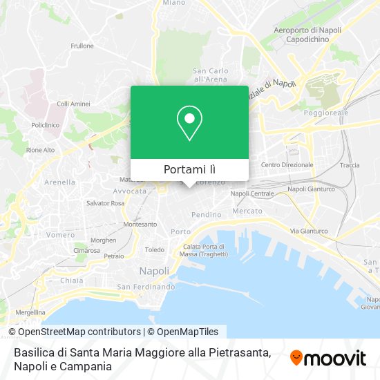 Mappa Basilica di Santa Maria Maggiore alla Pietrasanta
