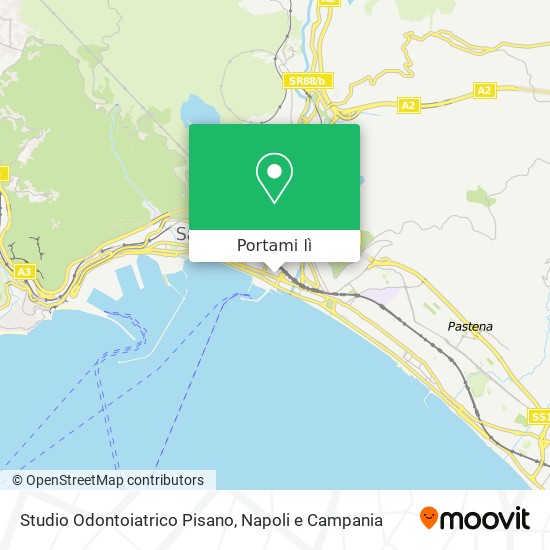 Mappa Studio Odontoiatrico Pisano