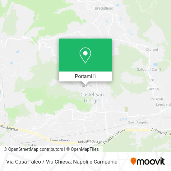 Mappa Via Casa Falco / Via Chiesa
