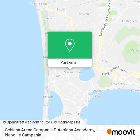 Mappa Schiana Arena Campania Puteolana Accademy