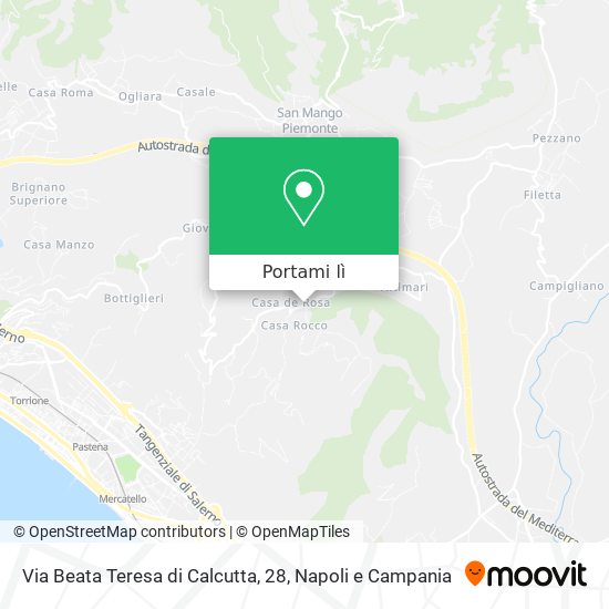 Mappa Via Beata Teresa di Calcutta, 28
