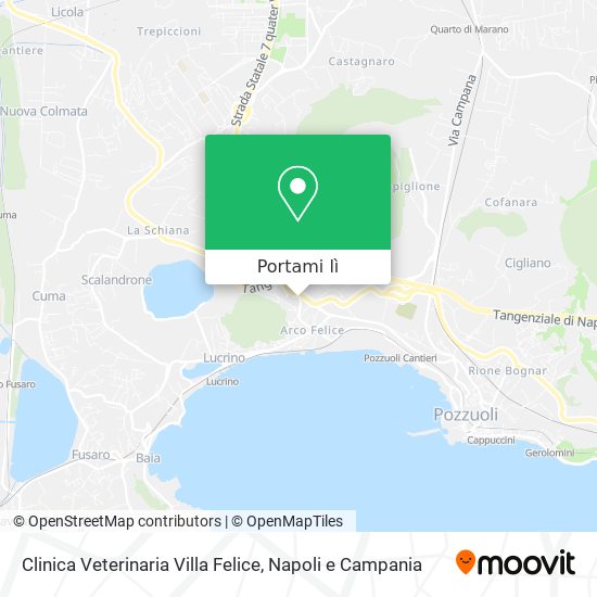 Mappa Clinica Veterinaria Villa Felice
