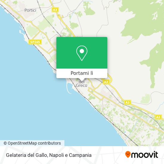 Mappa Gelateria del Gallo