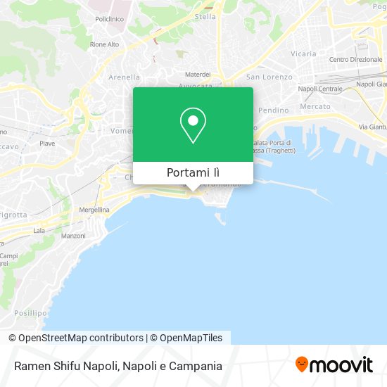 Mappa Ramen Shifu Napoli