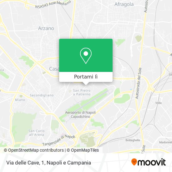 Mappa Via delle Cave, 1