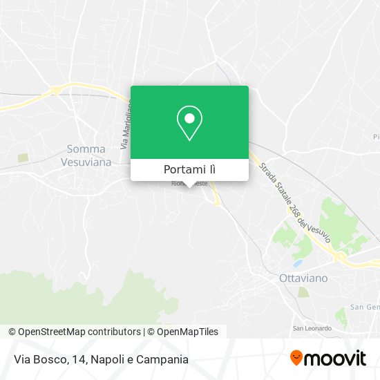 Mappa Via Bosco, 14