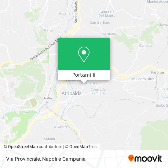 Mappa Via Provinciale