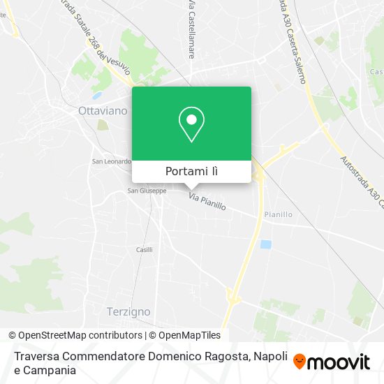 Mappa Traversa Commendatore Domenico Ragosta