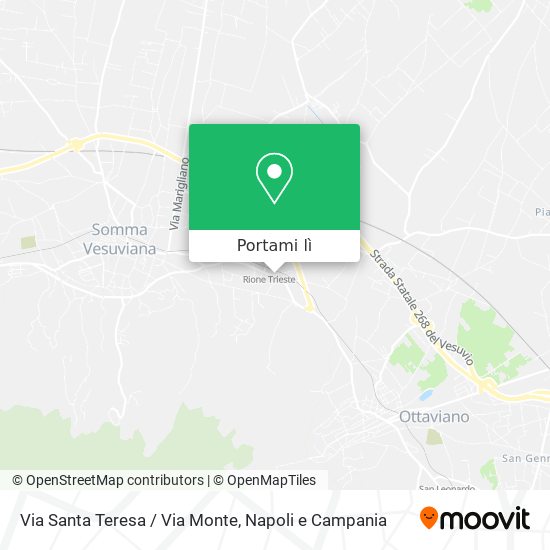 Mappa Via Santa Teresa / Via Monte