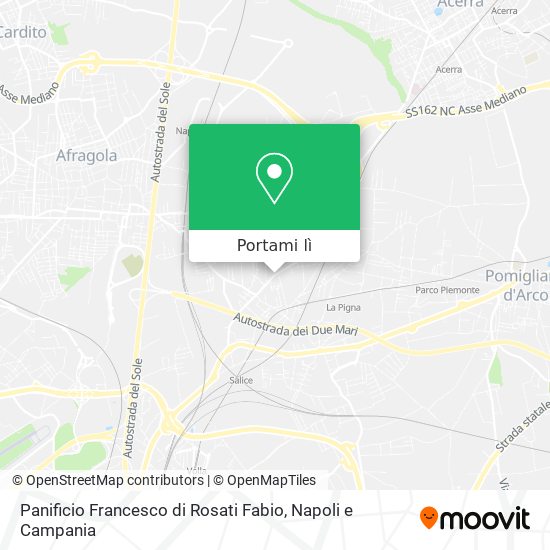 Mappa Panificio Francesco di Rosati Fabio