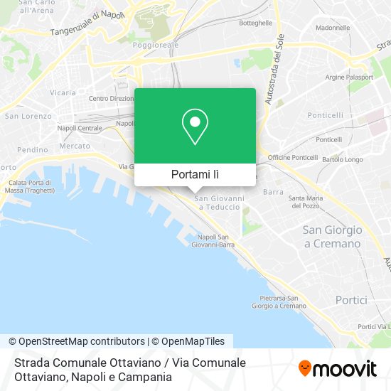 Mappa Strada Comunale Ottaviano / Via Comunale Ottaviano