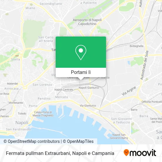 Mappa Fermata pullman Extraurbani