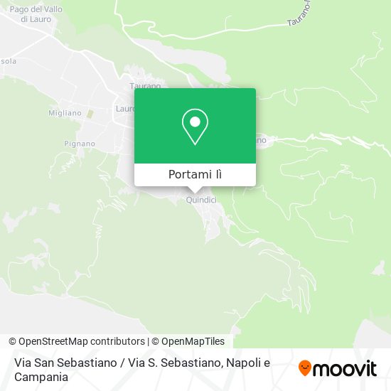 Mappa Via San Sebastiano / Via S. Sebastiano