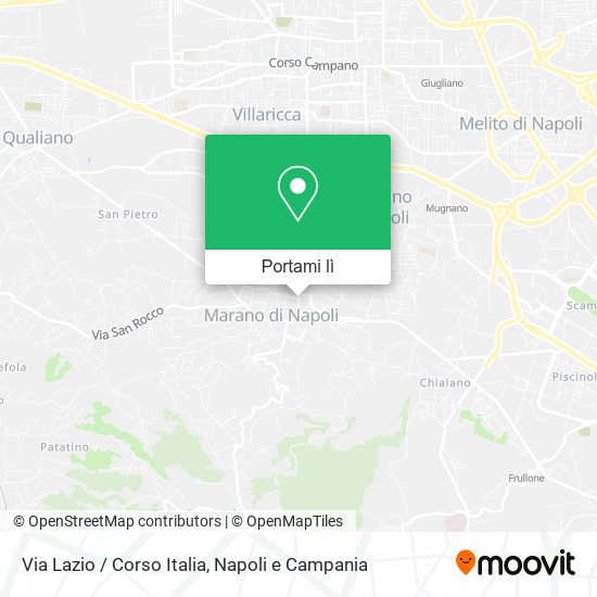 Mappa Via Lazio / Corso Italia