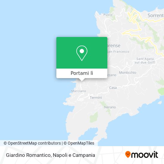 Mappa Giardino Romantico