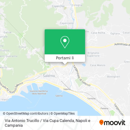 Mappa Via Antonio Trucillo / Via Cupa Calenda