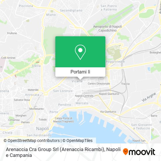 Mappa Arenaccia Cra Group Srl (Arenaccia Ricambi)