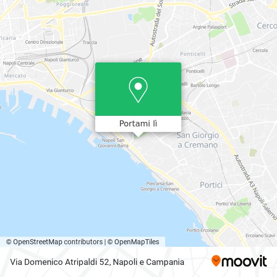 Mappa Via Domenico Atripaldi  52