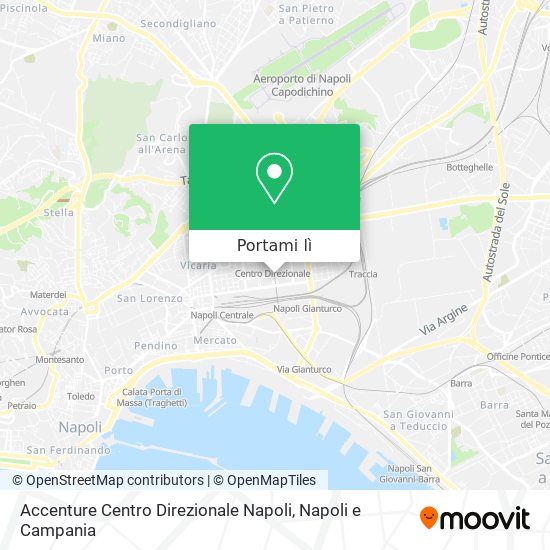 Mappa Accenture Centro Direzionale Napoli