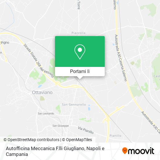Mappa Autofficina Meccanica F.lli Giugliano