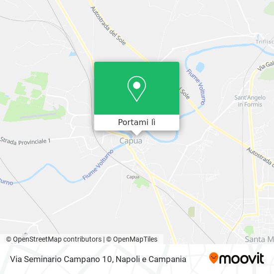 Mappa Via Seminario Campano  10