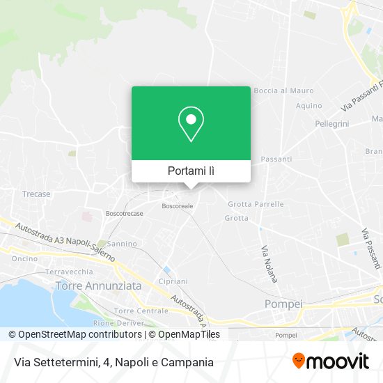 Mappa Via Settetermini, 4