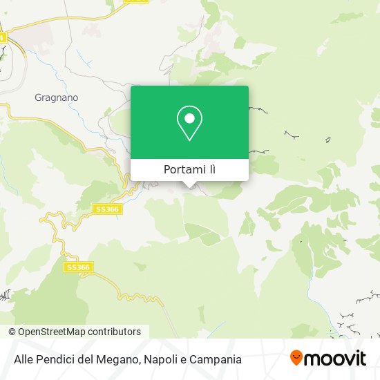 Mappa Alle Pendici del Megano
