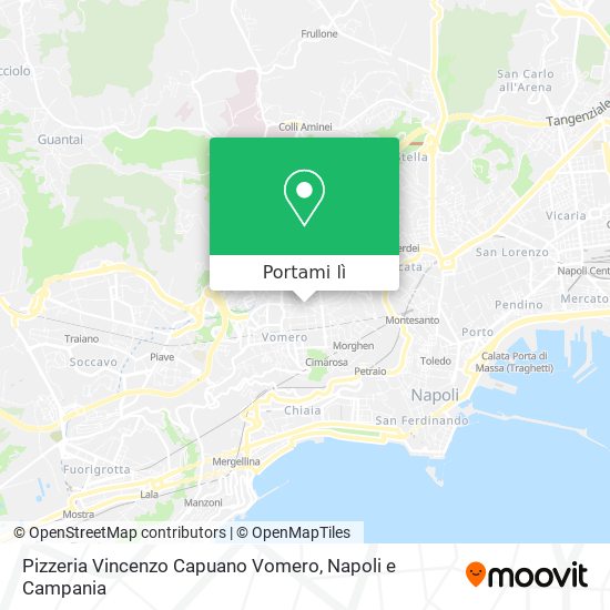 Mappa Pizzeria Vincenzo Capuano Vomero