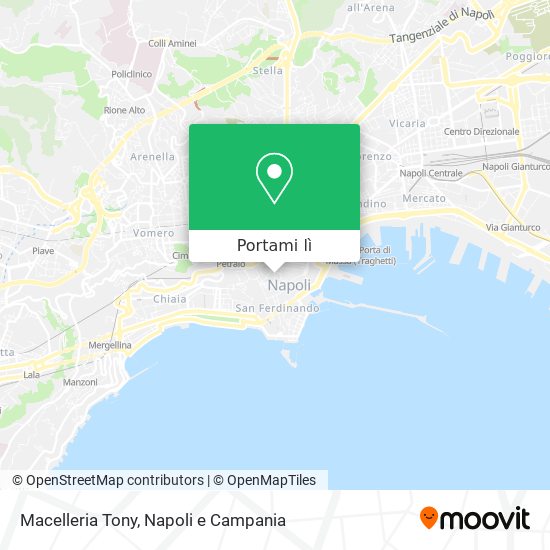 Mappa Macelleria Tony