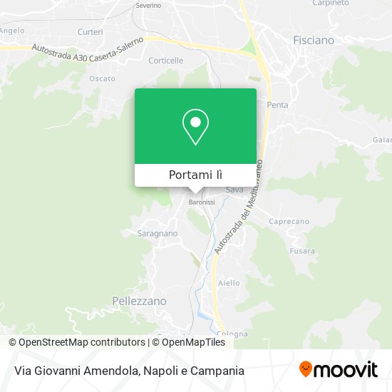 Mappa Via Giovanni Amendola