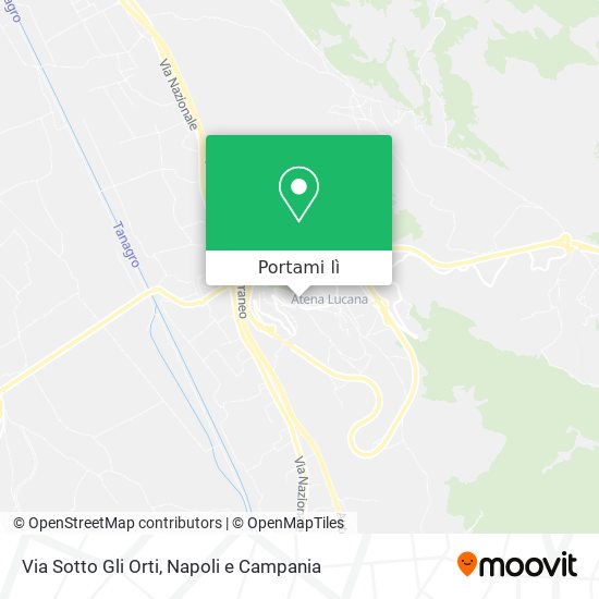 Mappa Via Sotto Gli Orti
